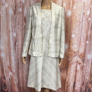 Vintage 70’s Kay Windsor Shadow Striped Jacket Dress‎